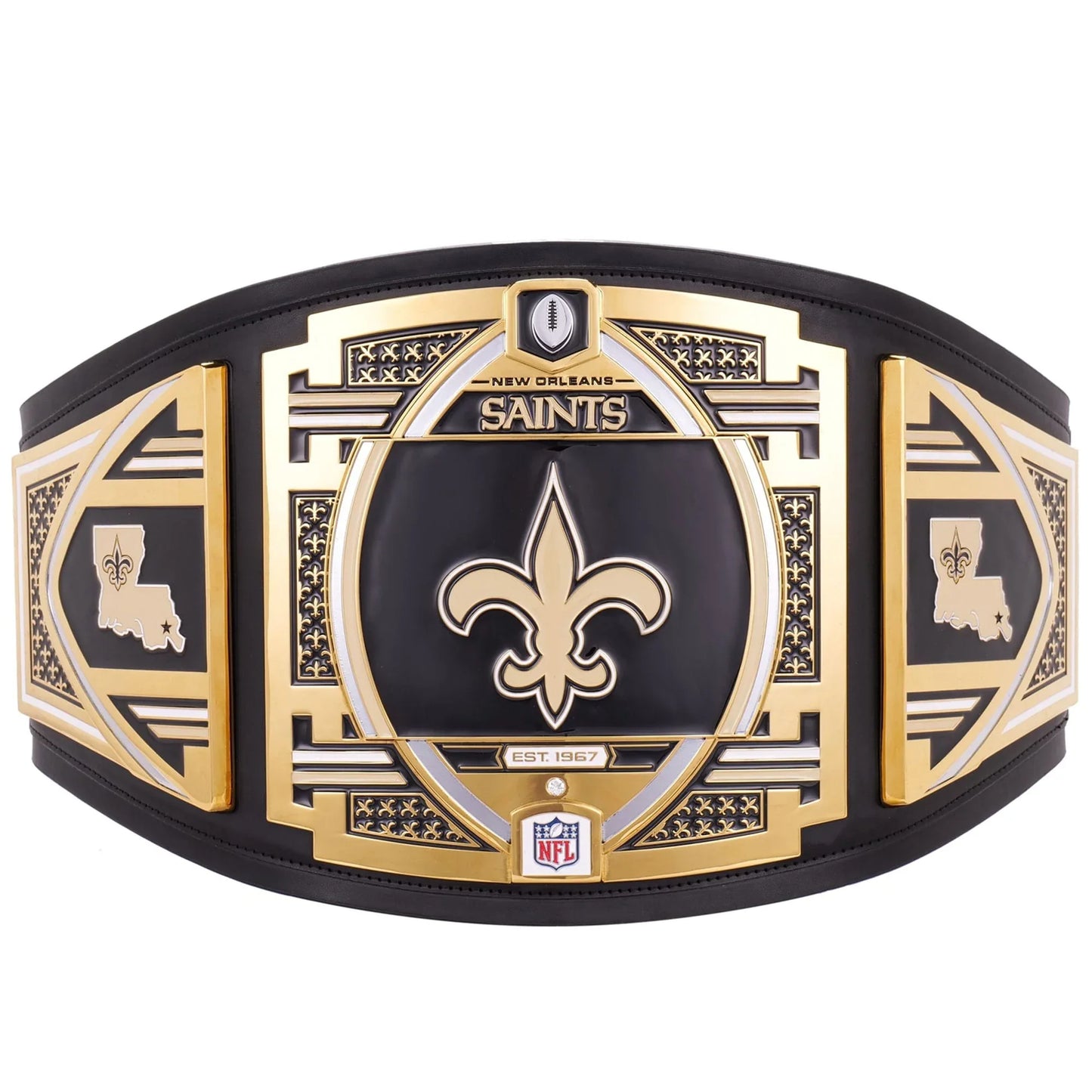 New Orleans Saints WWE Legacy Championship Replica Belt - ELITESTRAPES LIMITED