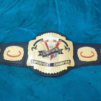 Old UFC SuperFight Championship Belt Replica The Ultimate Fighting Title Belt