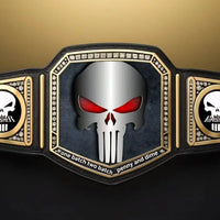 Punisher Skull Wrestling Championship Replica Belt – 4MM Heavyweight