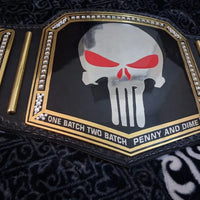Punisher Skull Wrestling Championship Replica Belt – 4MM Heavyweight