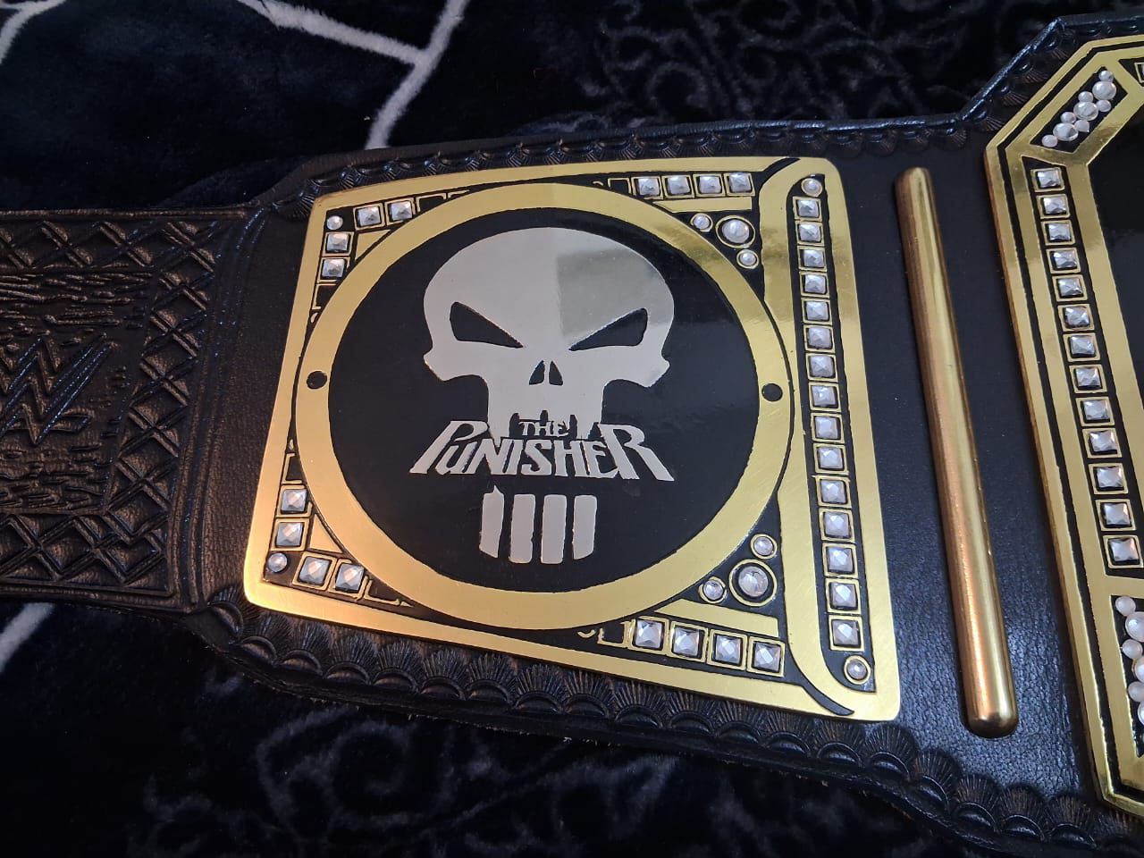 Punisher Skull Wrestling Championship Replica Belt – 4MM Heavyweight