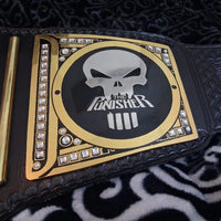 Punisher Skull Wrestling Championship Replica Belt – 4MM Heavyweight