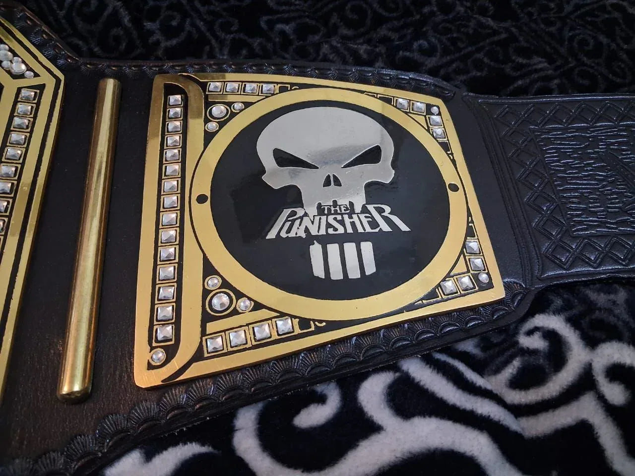 Punisher Skull Wrestling Championship Replica Belt – 4MM Heavyweight