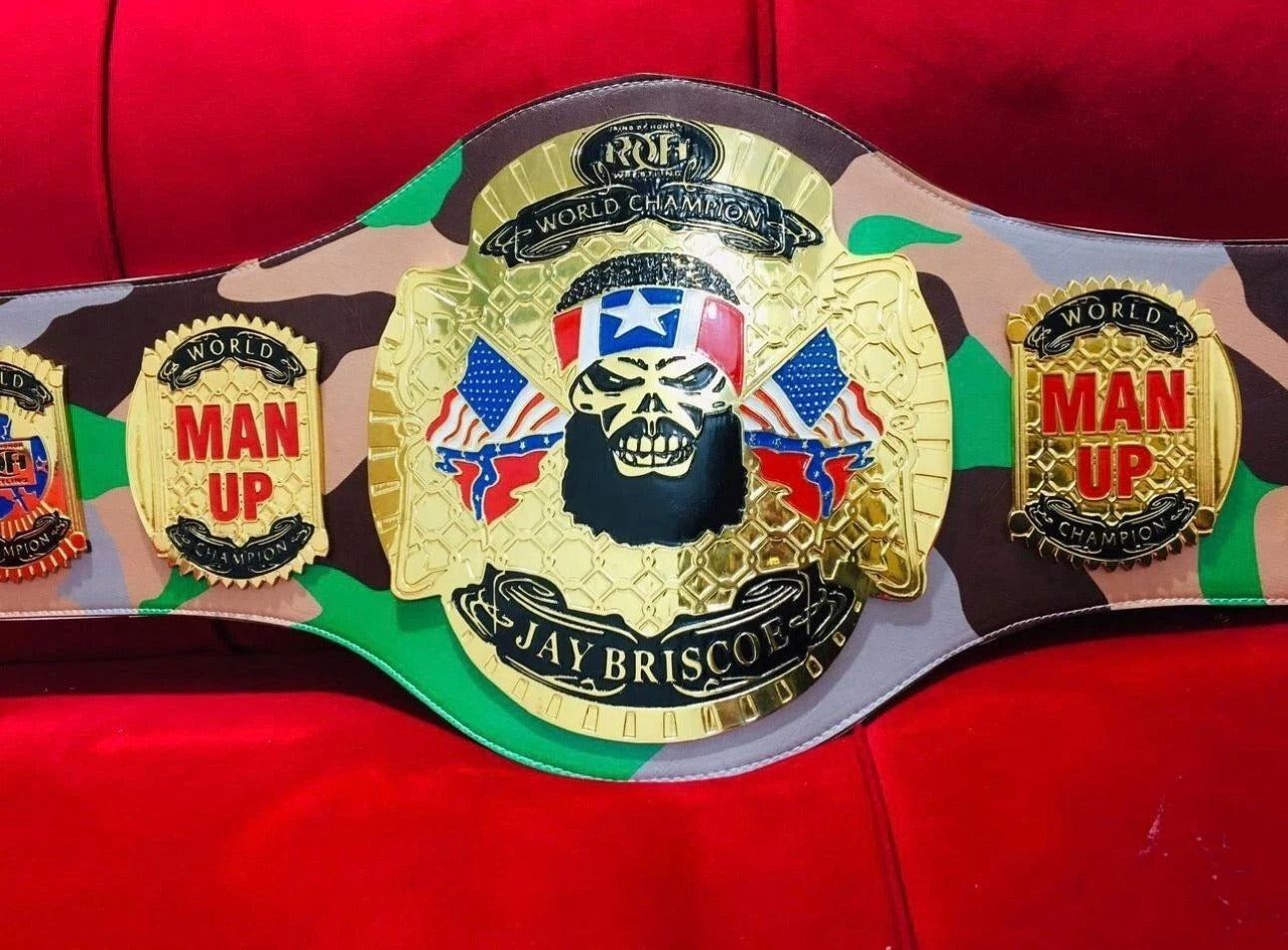 ROH Jay Briscoe World Heavyweight Championship Replica Wrestling Belt