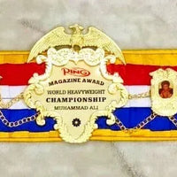 Ring Magazine Muhammad Ali World Heavyweight Championship Replica Belt