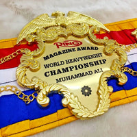Ring Magazine Muhammad Ali World Heavyweight Championship Replica Belt