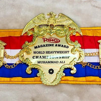 Ring Magazine Muhammad Ali World Heavyweight Championship Replica Belt