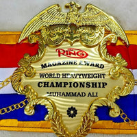 Ring Magazine Muhammad Ali World Heavyweight Championship Replica Belt