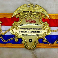 Ring Magazine Muhammad Ali World Heavyweight Championship Replica Belt