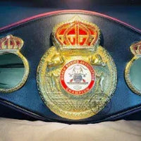 WBA boxing belt + IBF boxing belt + Rocky belt