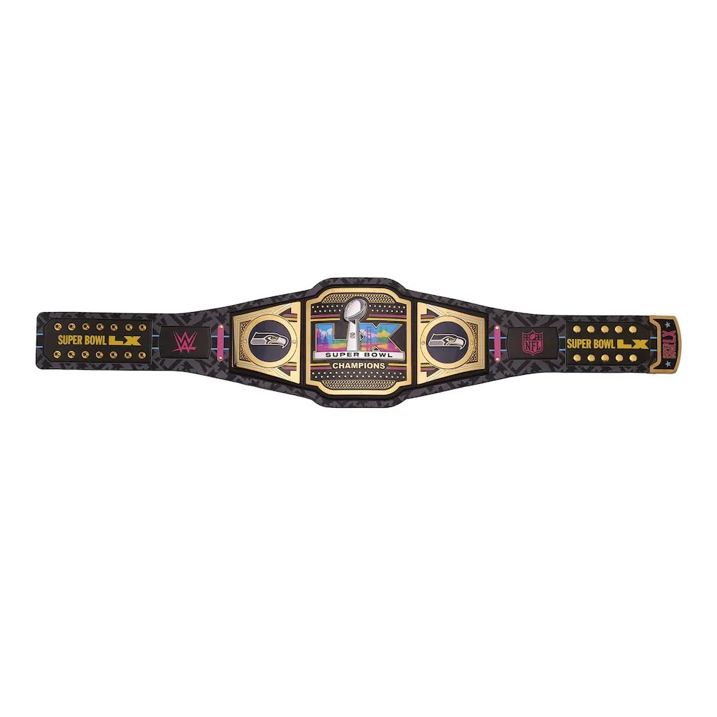 Seattle Seahawks Super Bowl LX Champions Legacy Championship Replica Belt - ELITESTRAPES LIMITED