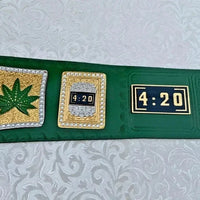 Smoker Stoner 420 Heavyweight Wrestling Championship Belt
