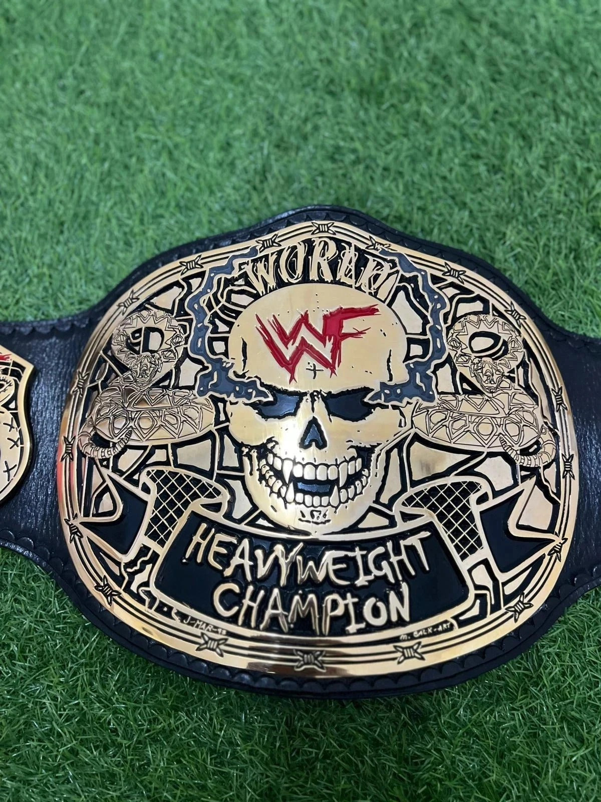 WWE Smoking Skull Championship Replica Belt