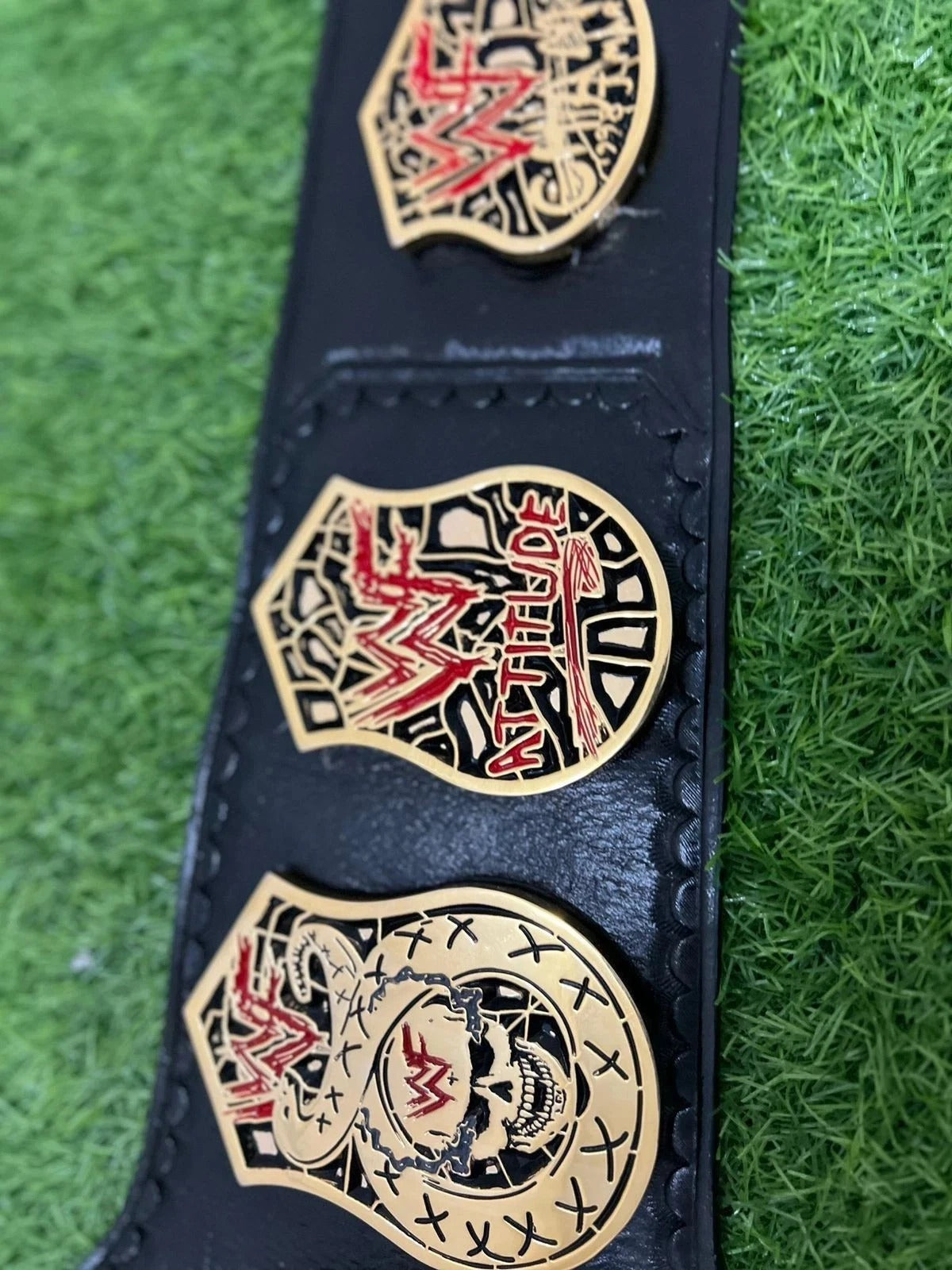 WWE Smoking Skull Championship Replica Belt