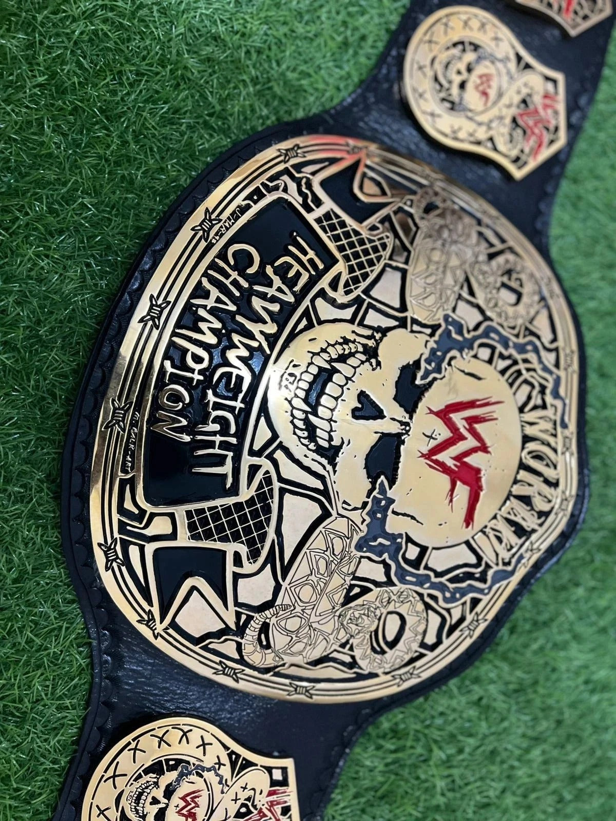 WWE Smoking Skull Championship Replica Belt