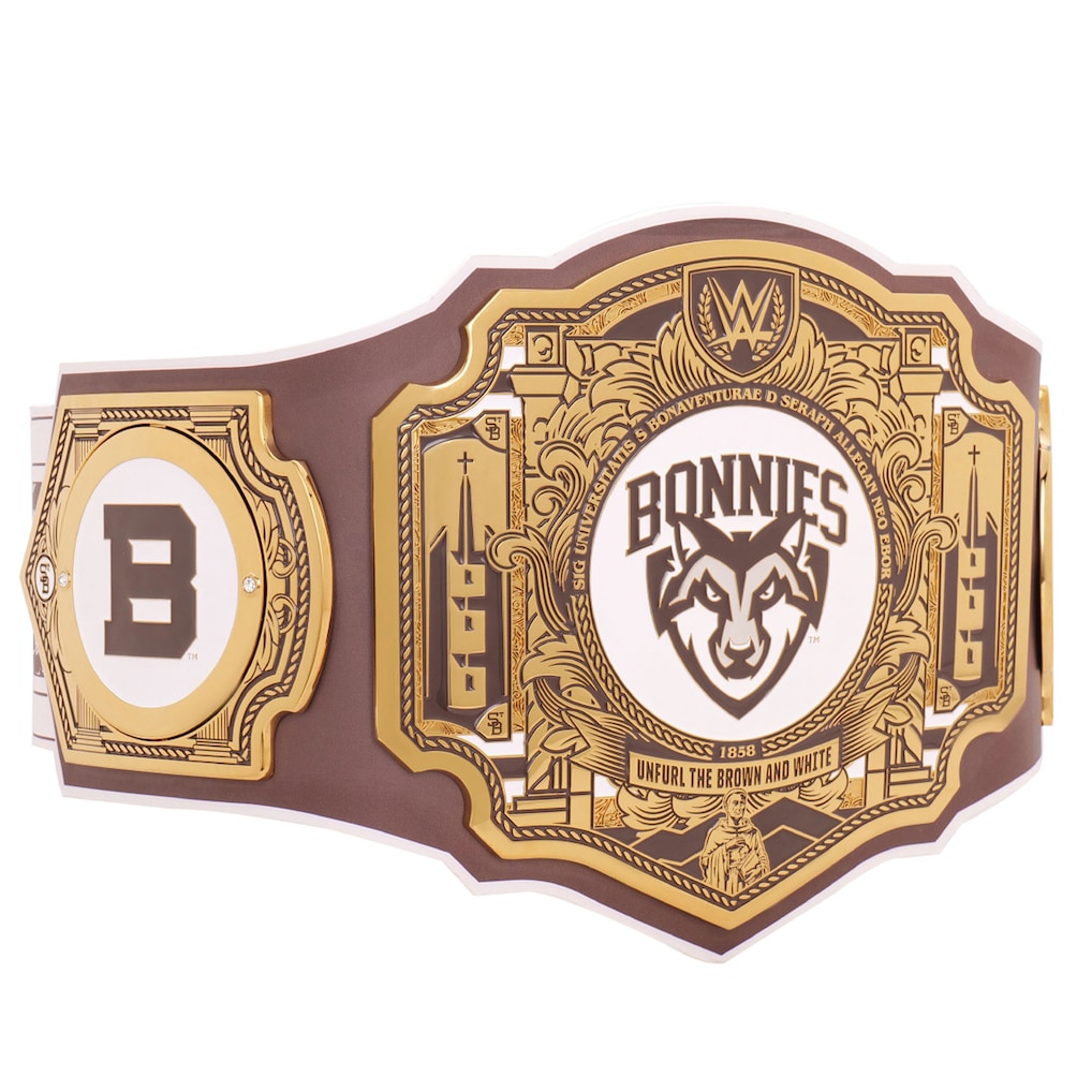 St. Bonaventure Bonnies WWE Legacy Championship Replica Title Belt