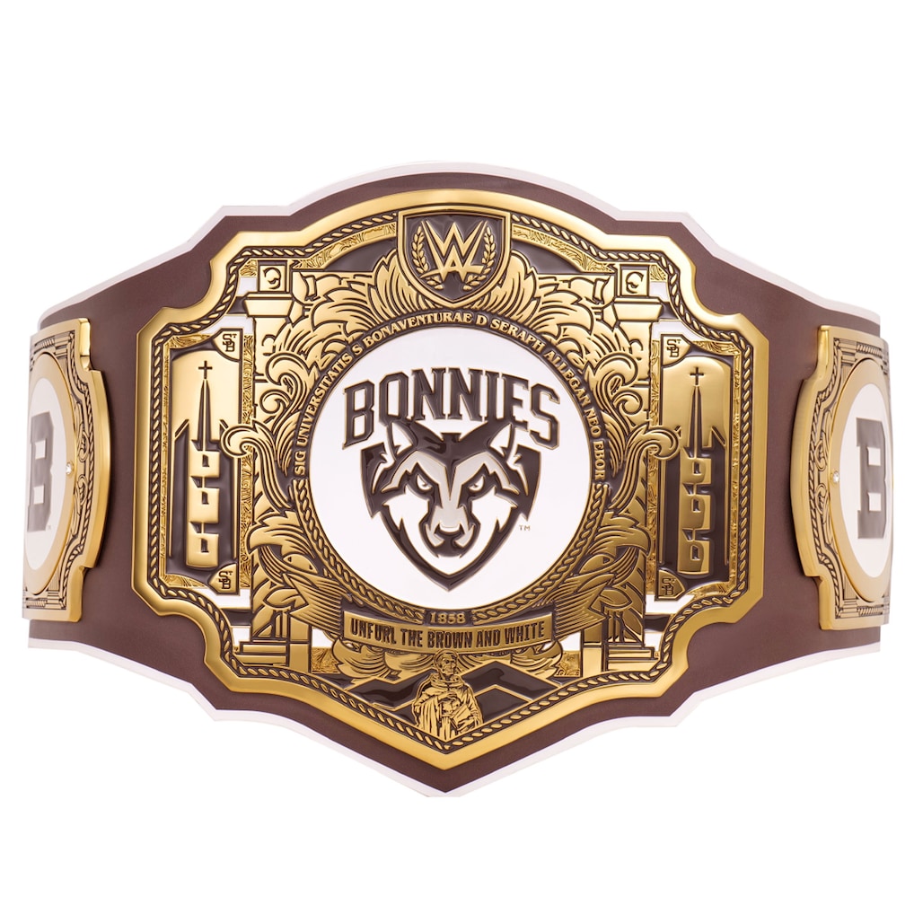 St. Bonaventure Bonnies WWE Legacy Championship Replica Title Belt