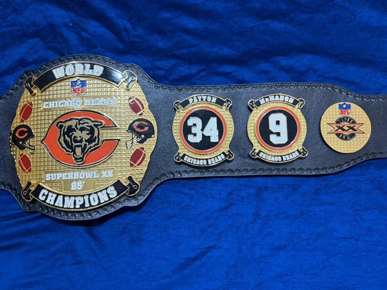 Superbowl Chicago Bears Replica Championship Belt
