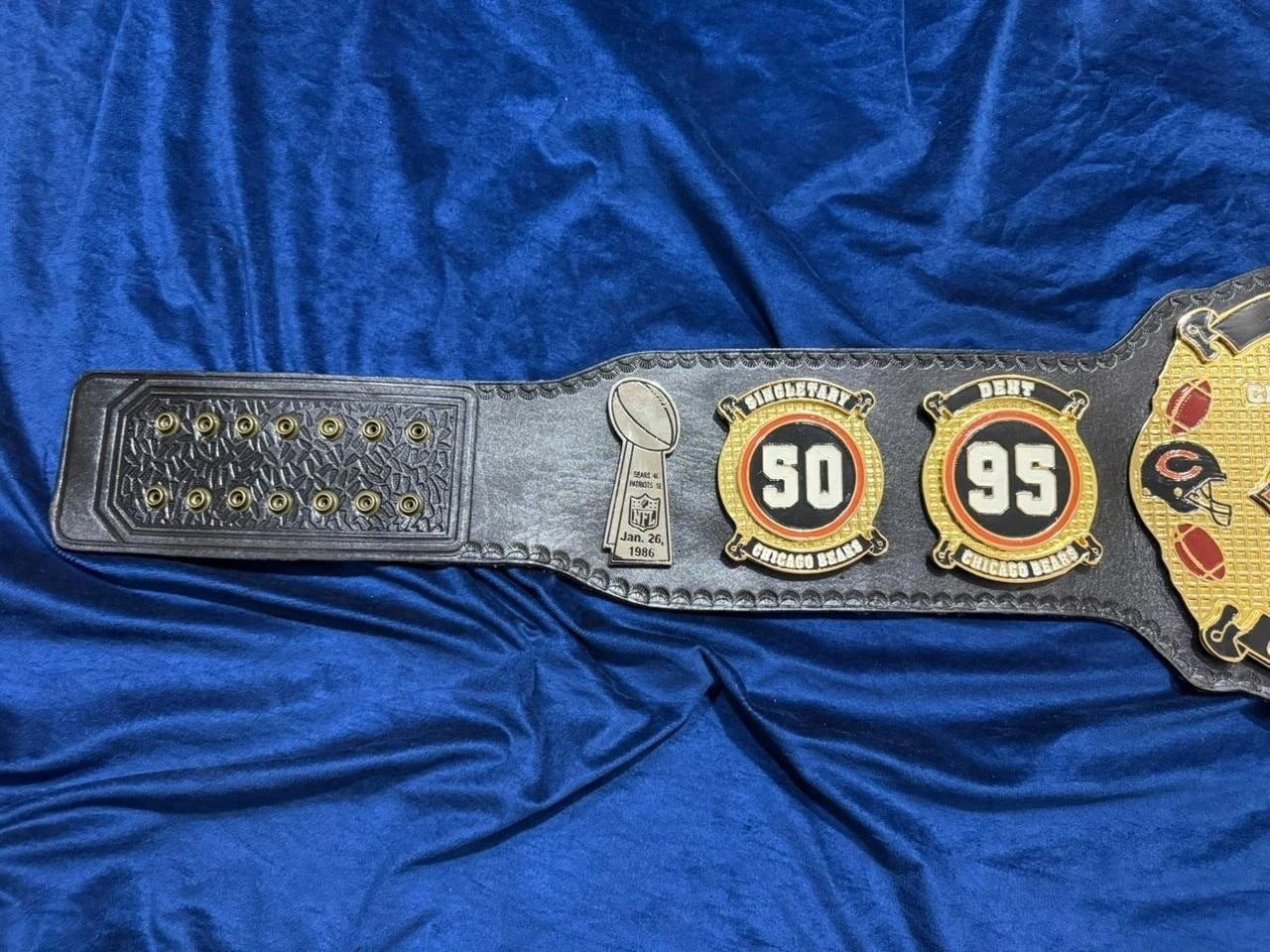 Superbowl Chicago Bears Replica Championship Belt