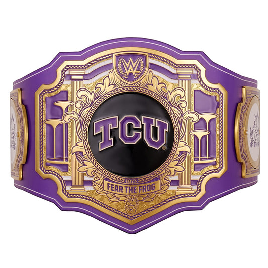 TCU Horned Frogs WWE Legacy Title Belt – Premium Championship Replica Belt