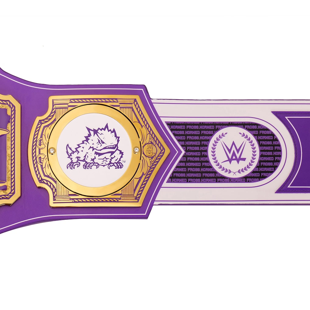 TCU Horned Frogs WWE Legacy Title Belt – Premium Championship Replica Belt