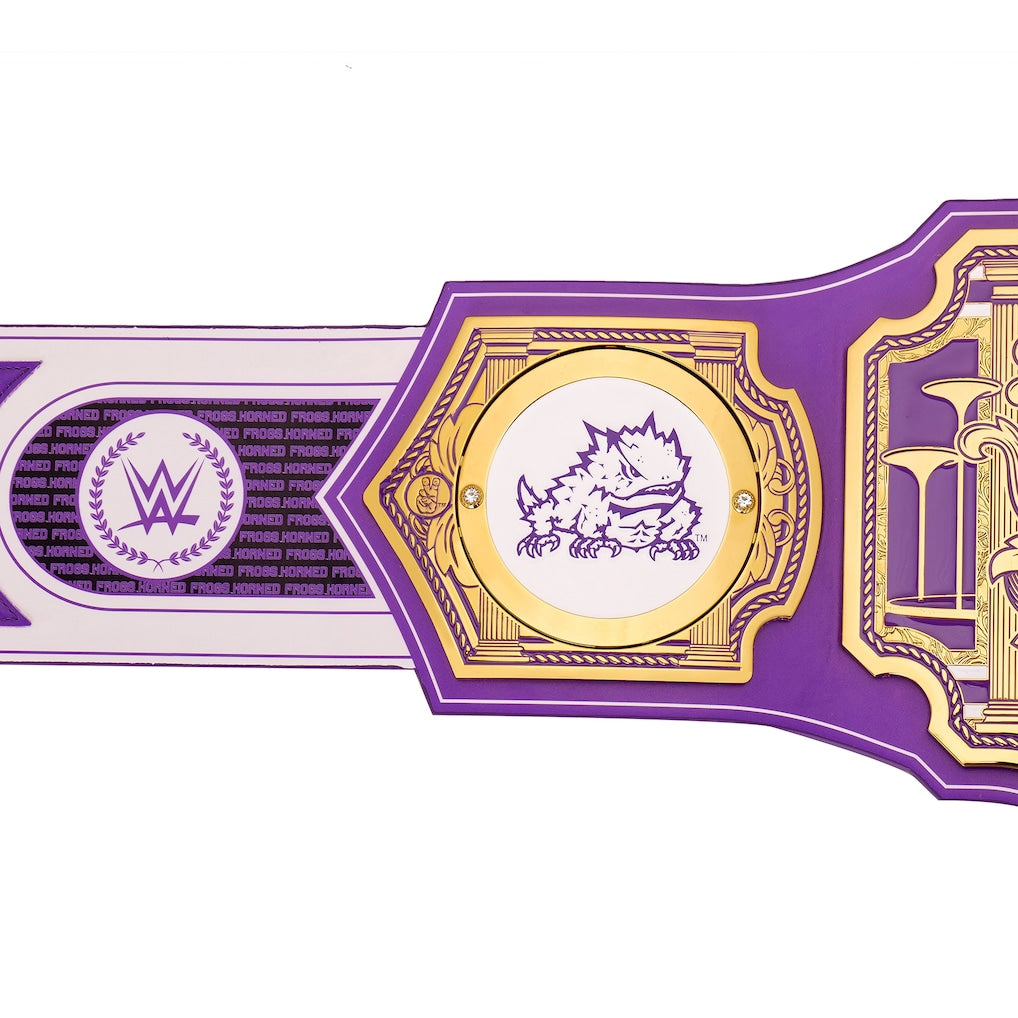 TCU Horned Frogs WWE Legacy Title Belt – Premium Championship Replica Belt