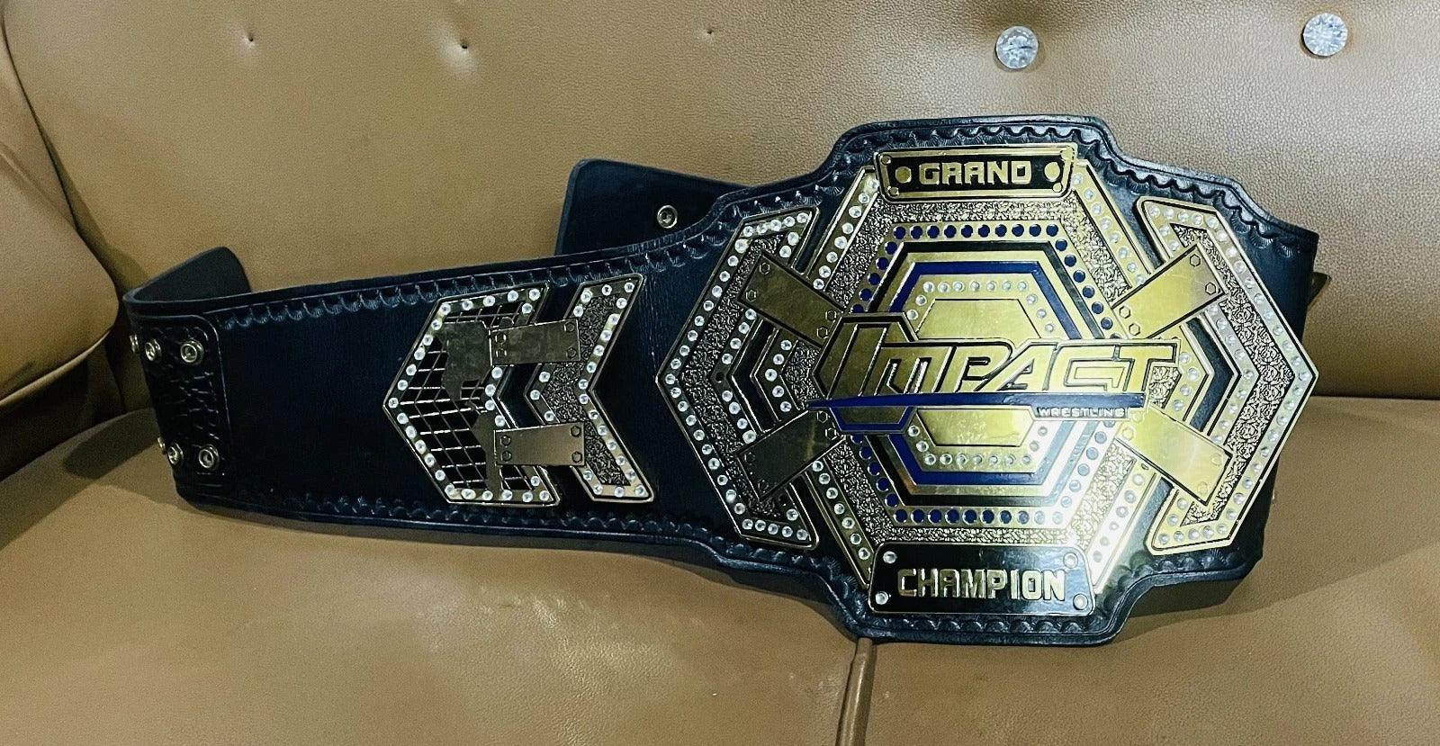 TNA Grand Impact Wrestling Champion Replica Title Belt – Adult Full Size - ELITESTRAPES LIMITED