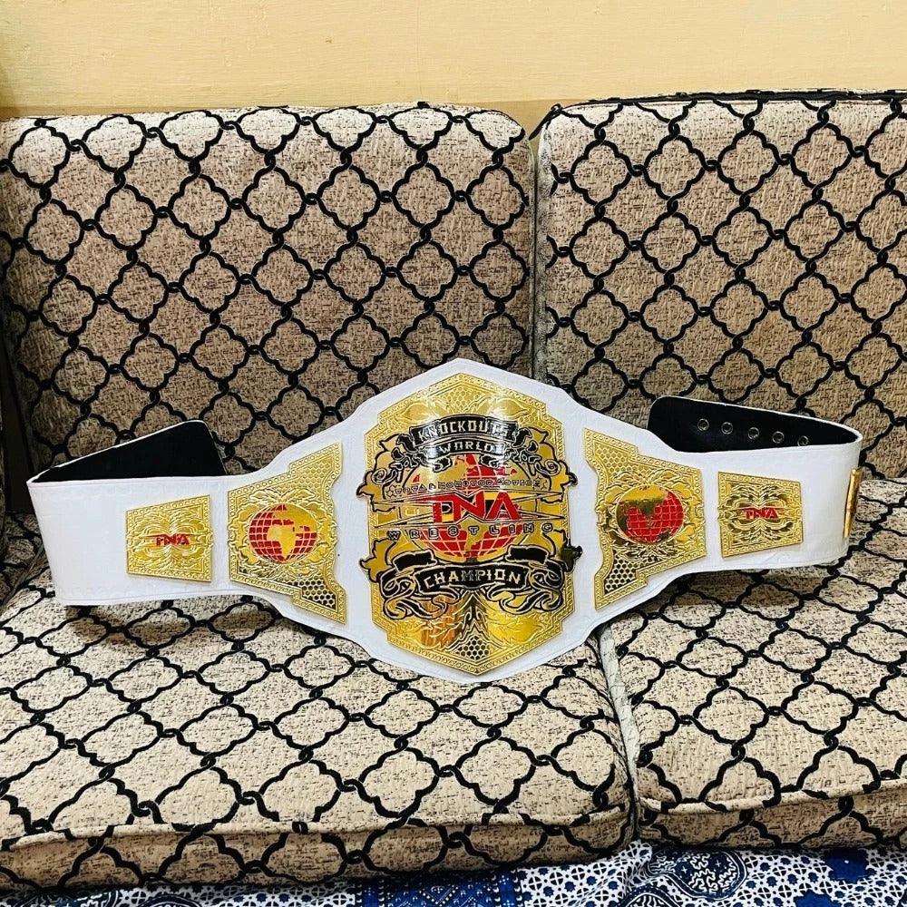 TNA World Knockouts Wrestling Champion Replica Title Belt – Adult Full Size - ELITESTRAPES LIMITED