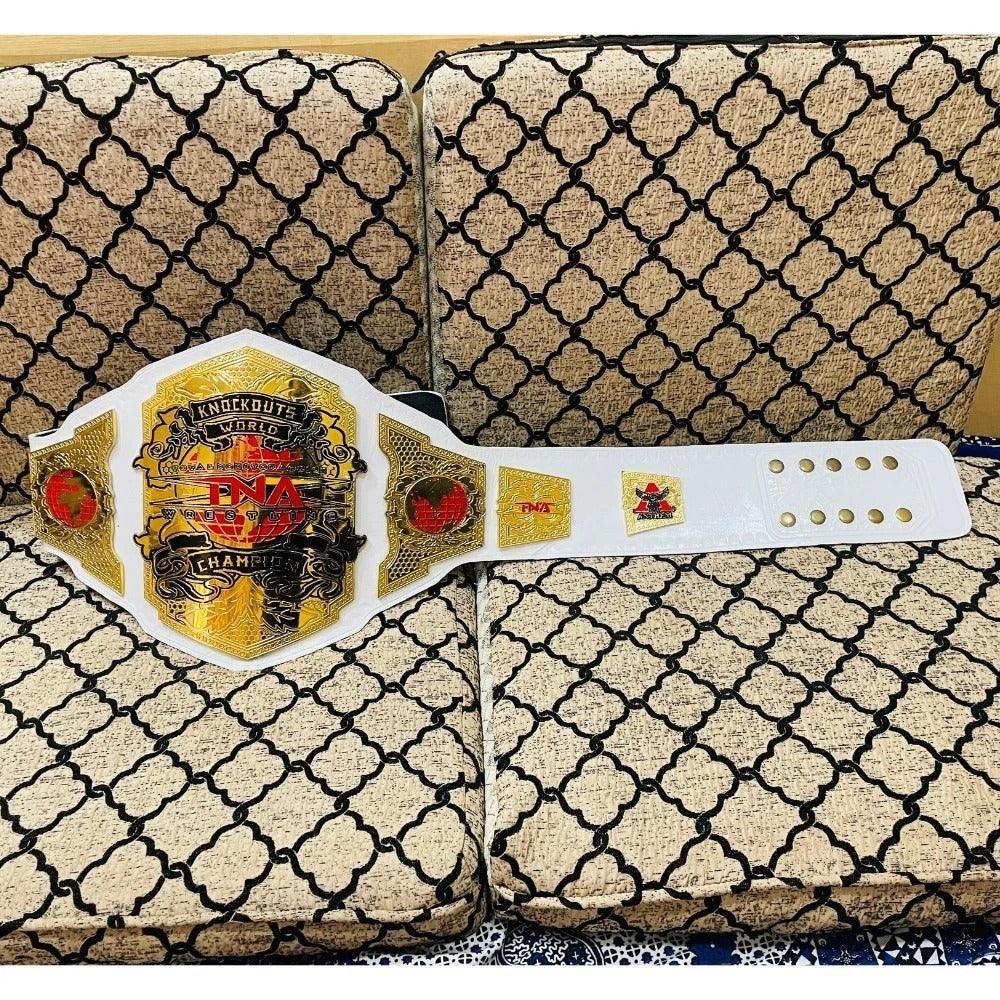 TNA World Knockouts Wrestling Champion Replica Title Belt – Adult Full Size - ELITESTRAPES LIMITED