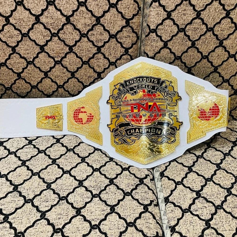 TNA World Knockouts Wrestling Champion Replica Title Belt – Adult Full Size - ELITESTRAPES LIMITED