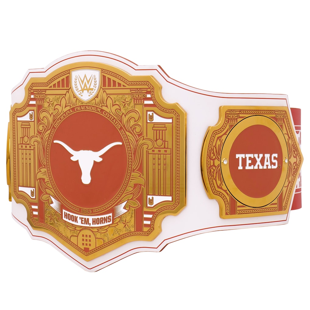 Texas Longhorns WWE Legacy Title Belt – Premium Championship Replica Belt