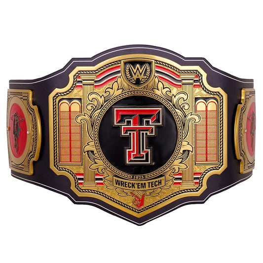 Texas Tech Red Raiders WWE Legacy Championship Title Belt