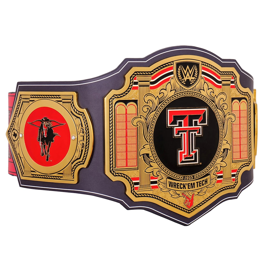 Texas Tech Red Raiders WWE Legacy Championship Title Belt