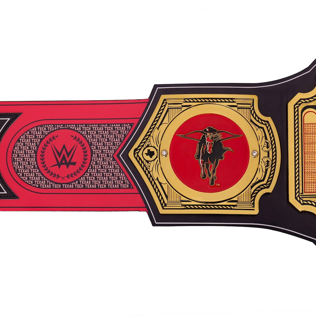 Texas Tech Red Raiders WWE Legacy Championship Title Belt