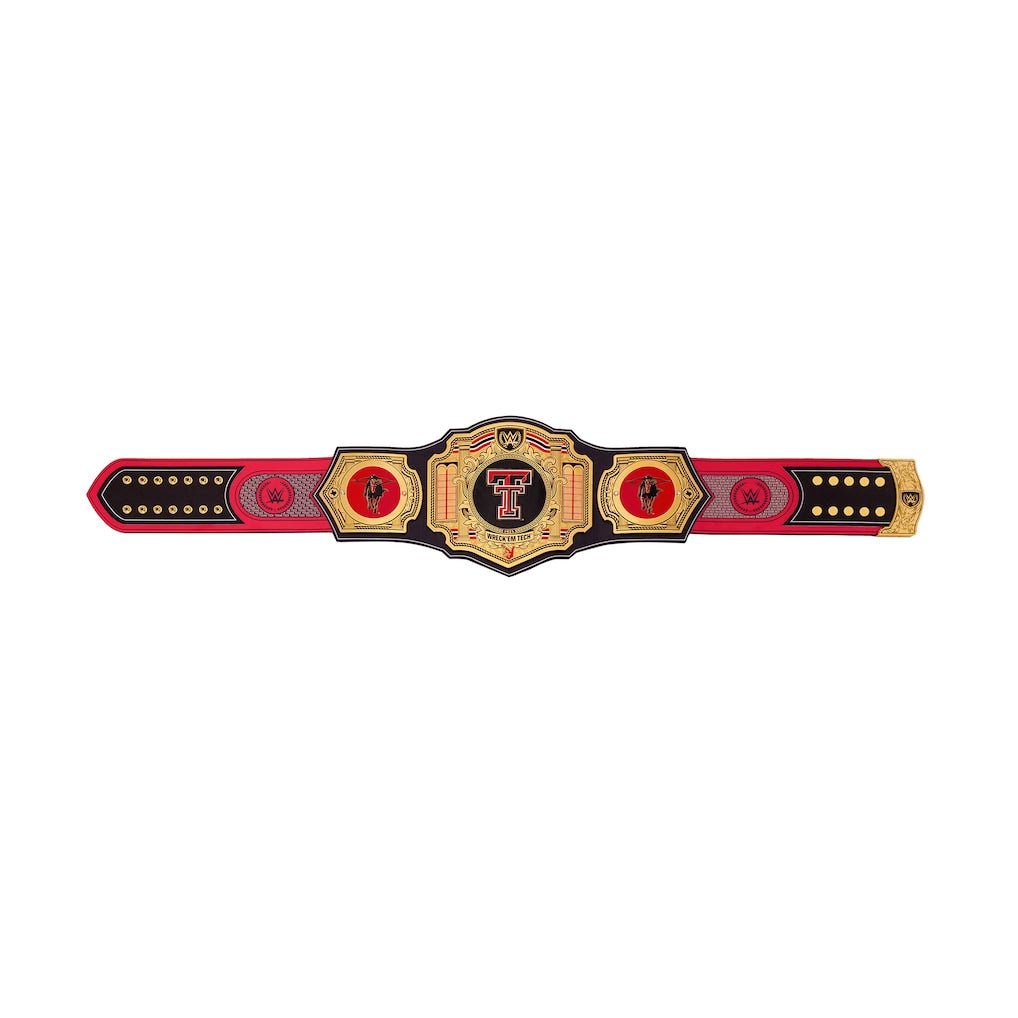 Texas Tech Red Raiders WWE Legacy Championship Title Belt
