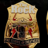The Rock Brahma Bull Championship Replica Belt