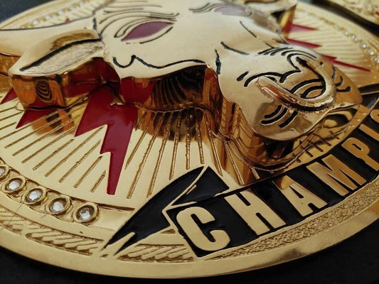 The Rock Brahma Bull Championship Replica Belt