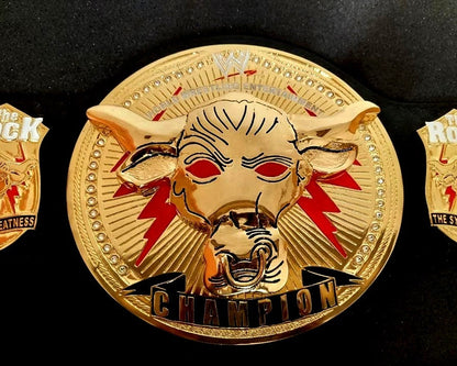 The Rock Brahma Bull Championship Replica Belt