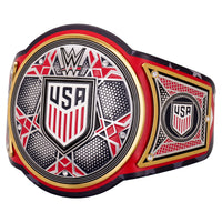 USMNT WWE Legacy Title Belt Replica – Premium Brass Championship Belt with Real Leather Strap