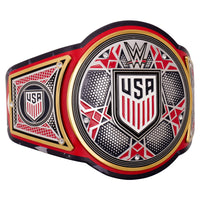 USMNT WWE Legacy Title Belt Replica – Premium Brass Championship Belt with Real Leather Strap