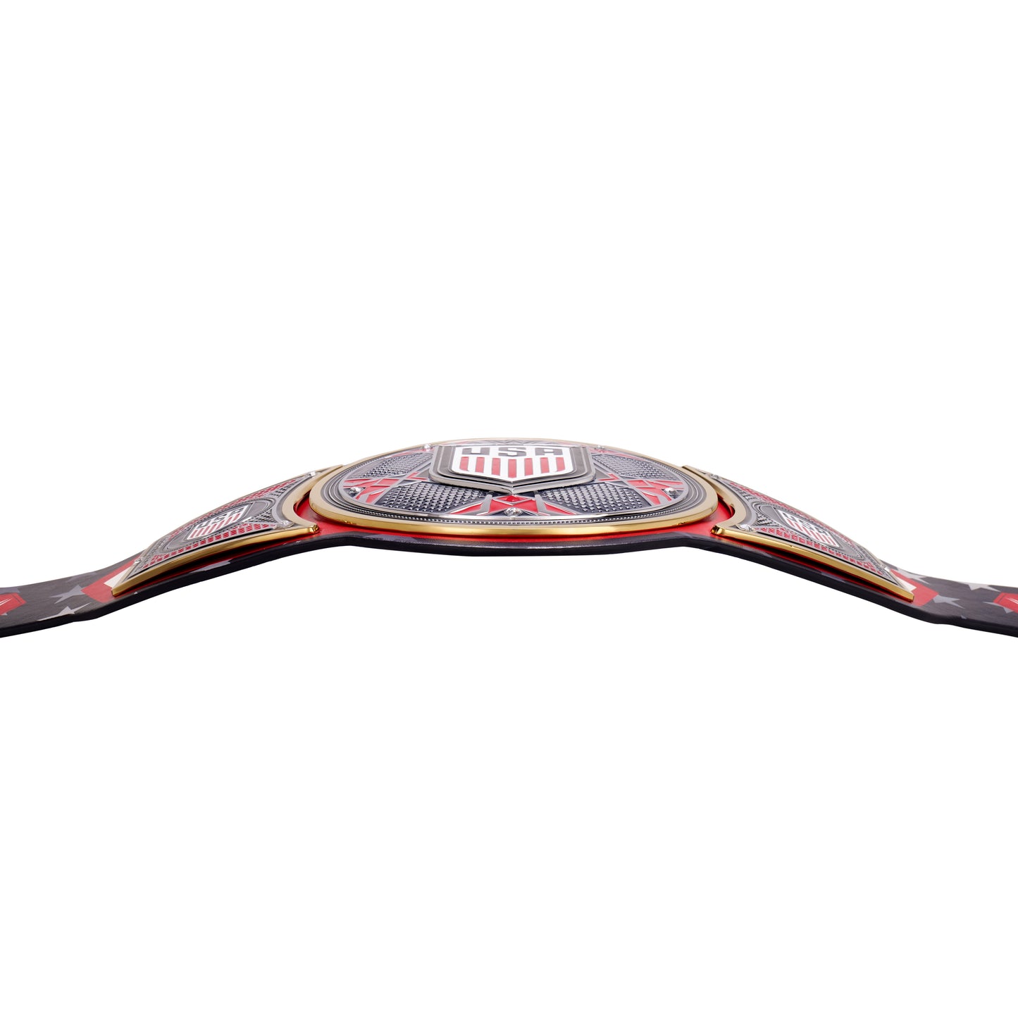 USMNT WWE Legacy Title Belt Replica – Premium Brass Championship Belt with Real Leather Strap