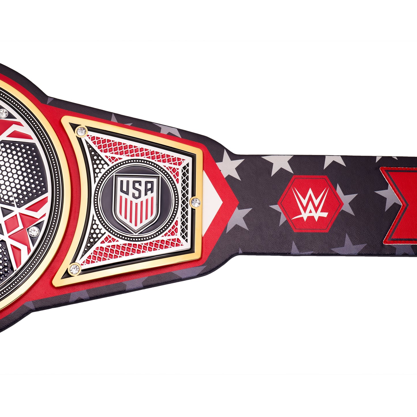 USMNT WWE Legacy Title Belt Replica – Premium Brass Championship Belt with Real Leather Strap