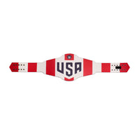 USMNT WWE Legacy Title Belt Replica – Premium Brass Championship Belt with Real Leather Strap