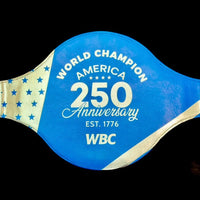 WBC July 4th Commemorative Championship Belt Replica – Premium Brass Boxing Title with Real Leather Strap