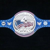 WBC July 4th Commemorative Championship Belt Replica – Premium Brass Boxing Title with Real Leather Strap