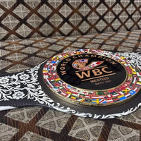 WBC Mestizo Mayo 2021 Boxing Belt Replica – 6MM Diecast Brass Plates & Genuine Leather Championship Belt