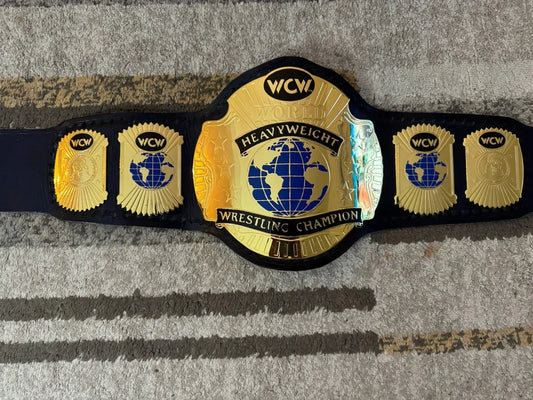 WCW World Heavyweight Championship Replica Belt - ELITESTRAPES LIMITED