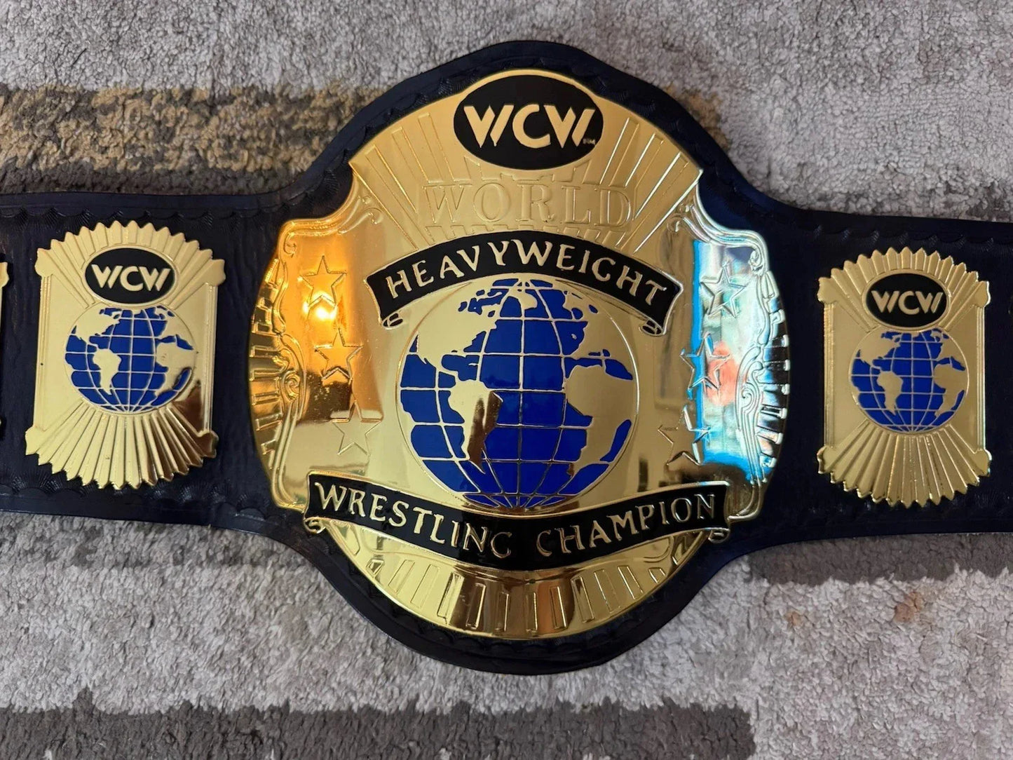 WCW World Heavyweight Championship Replica Belt - ELITESTRAPES LIMITED