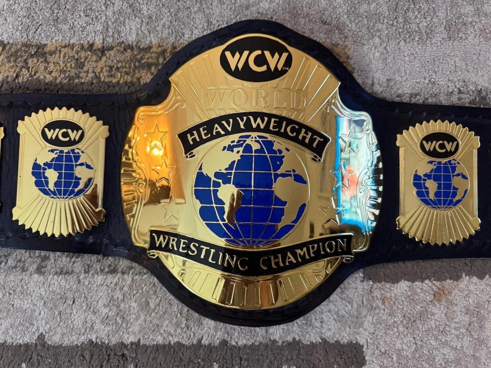 WCW World Heavyweight Championship Replica Belt - ELITESTRAPES LIMITED