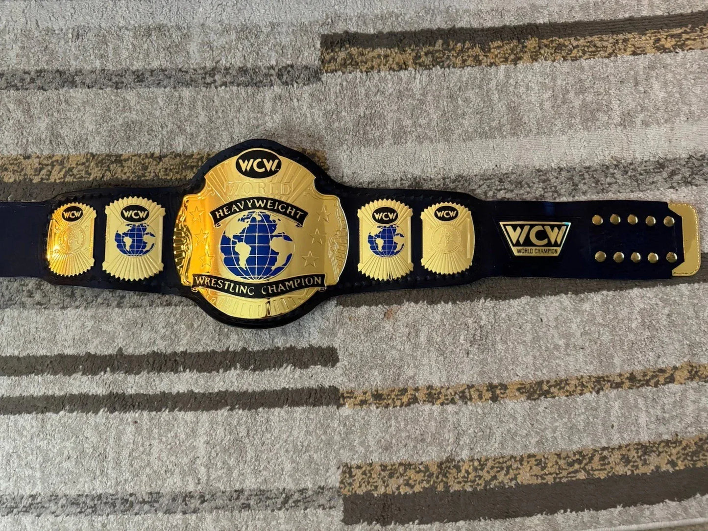 WCW World Heavyweight Championship Replica Belt - ELITESTRAPES LIMITED